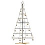 Árbol Cono de Navidad con soporte Negro 180 cm Acero