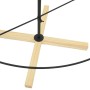 Árbol Cono de Navidad con soporte Negro 180 cm Acero