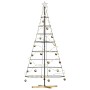 Árbol Cono de Navidad con soporte Negro 210 cm Acero