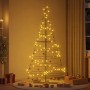 Árbol Cono de Navidad con soporte Negro 210 cm Acero
