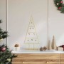 Árbol de Navidad de metal con soporte Dorado 60 cm