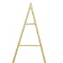 Árbol de Navidad de metal con soporte Dorado 60 cm