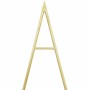 Árbol de Navidad de metal con soporte Dorado 125 cm