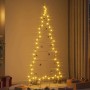 Árbol de Navidad de metal con soporte Dorado 180 cm