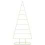 Árbol de Navidad de metal con soporte Dorado 180 cm