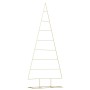 Árbol de Navidad de metal con soporte Dorado 210 cm