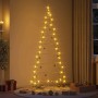 Árbol de Navidad de metal con soporte Dorado 210 cm