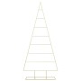 Árbol de Navidad de metal con soporte Dorado 210 cm