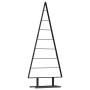 Árbol de Navidad de metal con soporte Negro 150 cm Acero