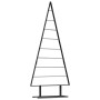 Árbol de Navidad de metal con soporte Negro 180 cm Acero