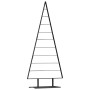 Árbol de Navidad de metal con soporte Negro 210 cm Acero
