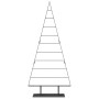 Árbol de Navidad de metal con soporte Negro 210 cm Acero