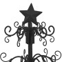 Árbol de Navidad de metal con soporte Negro 60 cm