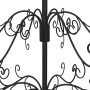 Árbol de Navidad de metal con soporte Negro 60 cm