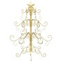 Árbol de Navidad de metal con soporte Dorado 60 cm