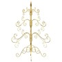 Árbol de Navidad de metal con soporte Dorado 60 cm
