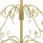 Árbol de Navidad de metal con soporte Dorado 90 cm