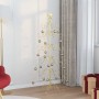 Árbol de Navidad de metal con soporte Dorado 150 cm