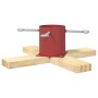 Soporte para Árbol de Navidad 1.73 Rojo 50 x 50 x 16 cm