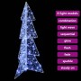 Árbol de Navidad con 100 LED Frío 120 cm Acrílico