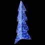 Árbol de Navidad con 100 LED Azul 120 cm Acrílico