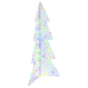 Árbol de Navidad con 100 LED Multicolor 120 cm Acrílico Árbol de Navidad con 100 LED Multicolor 120 cm Acrílico