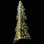 Árbol de Navidad con 160 LED Cálido 150 cm Acrílico