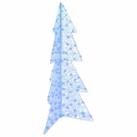Árbol de Navidad con 160 LED Azul 150 cm Acrílico Árbol de Navidad con 160 LED Azul 150 cm Acrílico