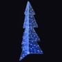 Árbol de Navidad con 160 LED Azul 150 cm Acrílico