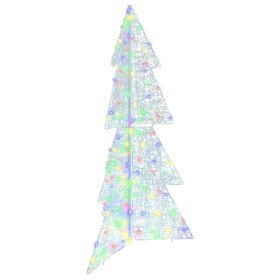 Árbol de Navidad con 160 LED Multicolor 150 cm Acrílico Árbol de Navidad con 160 LED Multicolor 150 cm Acrílico