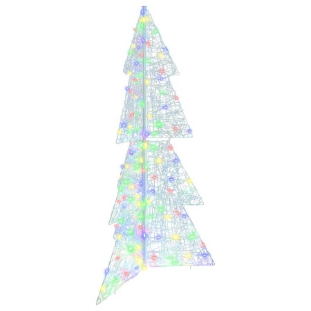 Árbol de Navidad con 160 LED Multicolor 150 cm Acrílico
