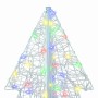 Árbol de Navidad con 160 LED Multicolor 150 cm Acrílico