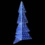 Árbol de Navidad con 240 LED Azul 180 cm Acrílico