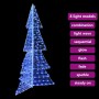 Árbol de Navidad con 240 LED Azul 180 cm Acrílico
