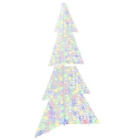 Árbol de Navidad con 240 LED Multicolor 180 cm Acrílico