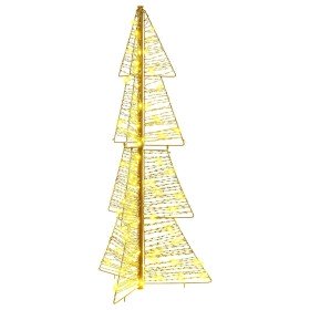 Árbol de Navidad con 100 LED Cálido 120 cm PET Árbol de Navidad con 100 LED Cálido 120 cm PET