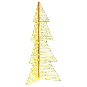 Árbol de Navidad con 160 LED Cálido 150 cm PET Árbol de Navidad con 160 LED Cálido 150 cm PET