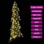 Árbol de Navidad con 100 LED Cálido 120 cm Ratán