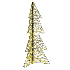 Árbol de Navidad con 160 LED Cálido 150 cm Ratán Árbol de Navidad con 160 LED Cálido 150 cm Ratán