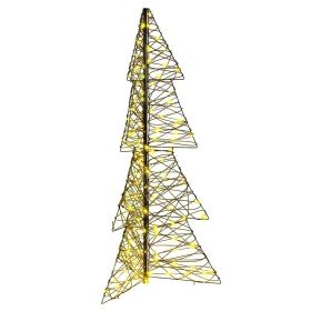 Árbol de Navidad con 160 LED Cálido 150 cm Ratán Árbol de Navidad con 160 LED Cálido 150 cm Ratán