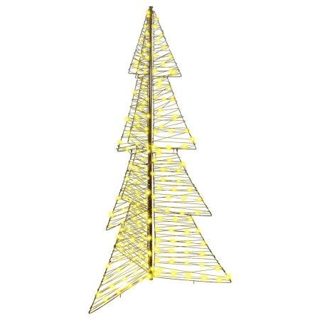 Árbol de Navidad con 240 LED Cálido 180 cm Ratán