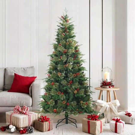 Árbol de Navidad artificial con ramas articuladas Verde 180 cm