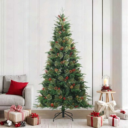 Árbol de Navidad artificial con ramas articuladas Verde 240 cm