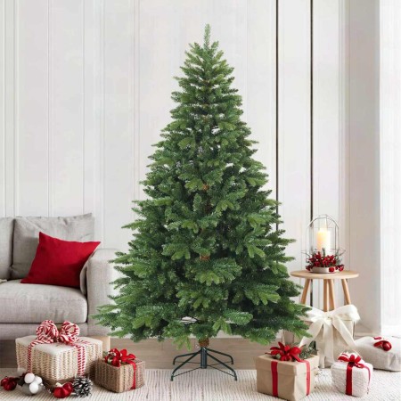 Árbol de Navidad artificial con ramas articuladas Verde 210 cm