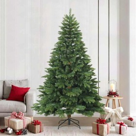 Árbol de Navidad artificial con ramas articuladas Verde 240 cm