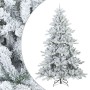 Árbol de Navidad Artificial Moderno Plegable con Nieve y