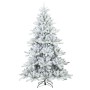 Árbol de Navidad Artificial Moderno Plegable con Nieve y