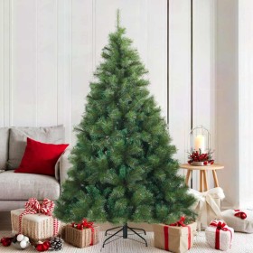 Árbol de Navidad artificial con ramas articuladas Verde 180 cm