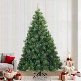 Árbol de Navidad artificial con ramas articuladas Verde 240 cm