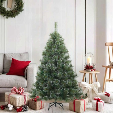 Árbol de Navidad Artificial Moderno Plegable con Nieve y
